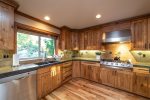 Beautiful Wood Cabinetry and Stainless Steel Appliances
